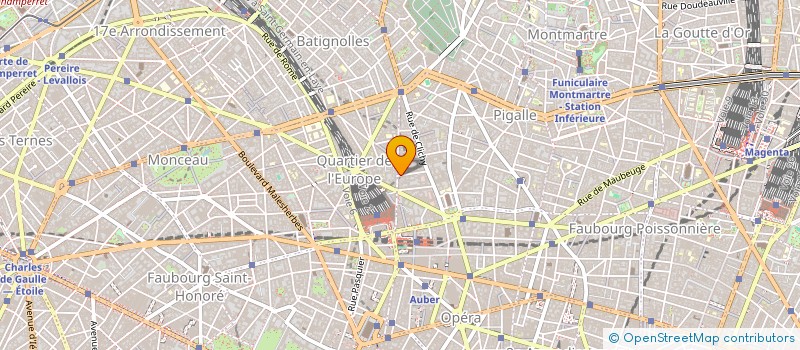 localisation de l'entreprise LA GAUDE 1 ET 2 à PARIS
