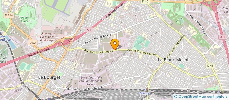 localisation de l'entreprise LA GAUFRIANNE à LE BLANC-MESNIL
