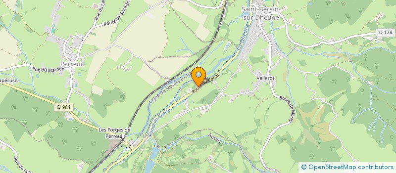 localisation de l'entreprise LA GAULE  SAINT-BERAIN-SUR-DHEUNE