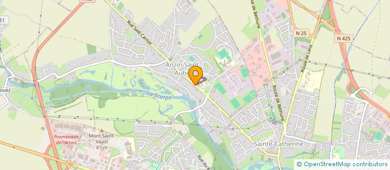 localisation de l'entreprise LA GAULE AZINOISE à ANZIN-SAINT-AUBIN