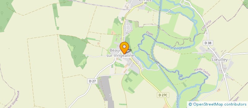 localisation de l'entreprise LA GAULE BEIREENNE  BEIRE-LE-CHATEL