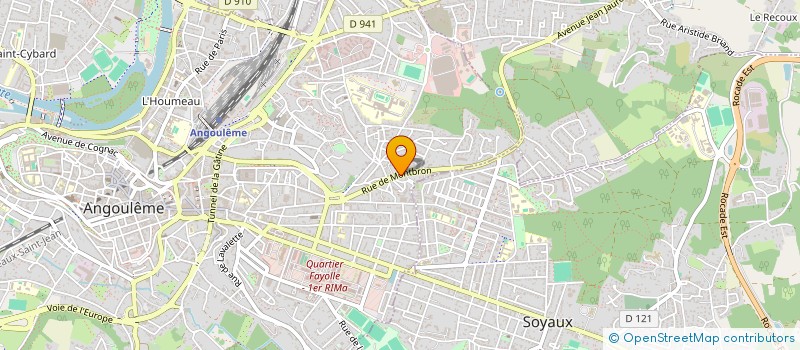 localisation de l'entreprise LA GAULE CHARENTAISE à ANGOULEME