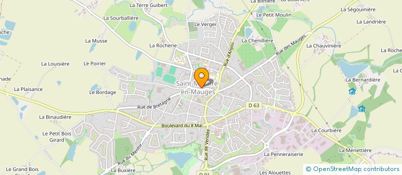 localisation de l'entreprise LA GAULE MACAIROISE  SEVREMOINE