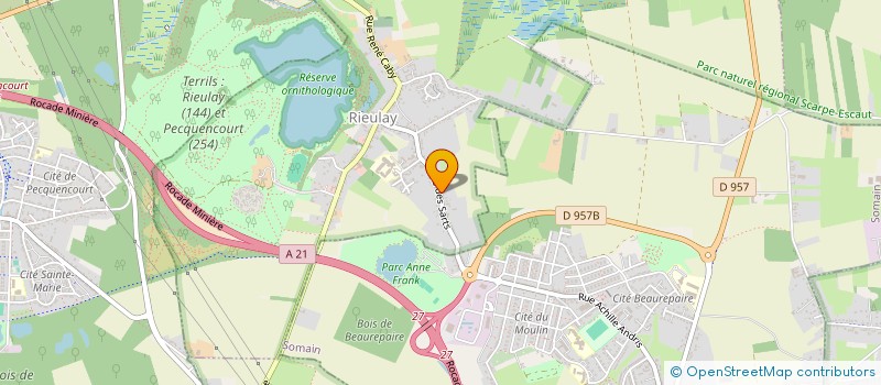 localisation de l'entreprise LA GAULE RIEULAYSIENNE  RIEULAY