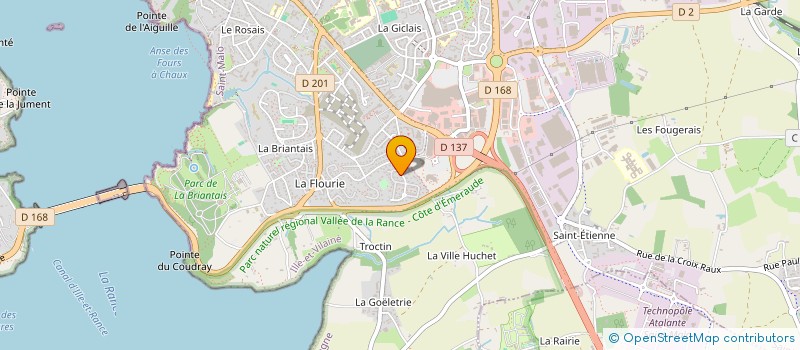 localisation de l'entreprise LA GAULERIE  SAINT-MALO