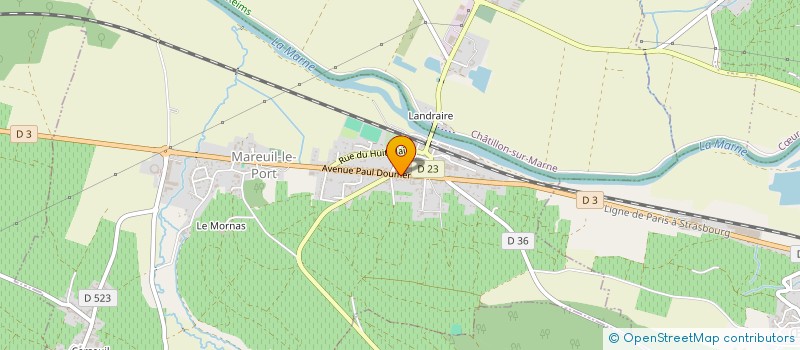 localisation de l'entreprise LA GAULOISE  MAREUIL-LE-PORT