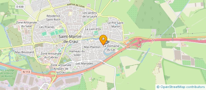 localisation de l'entreprise LA GAULOISE à SAINT-MARTIN-DE-CRAU