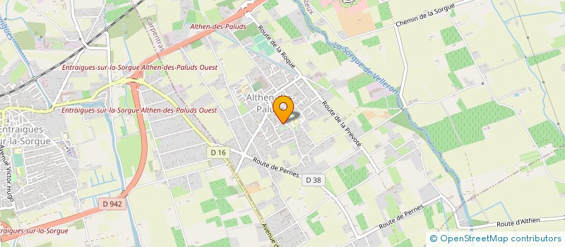 localisation de l'entreprise LA GAULOISE  ALTHEN-DES-PALUDS