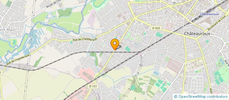 localisation de l'entreprise LA GAULOISE AU GRAND JOUR à CHATEAUROUX