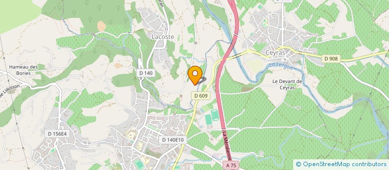 localisation de l'entreprise LA GAUMONT  AGDE