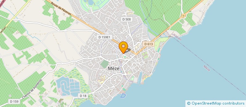 localisation de l'entreprise LA GAVINA à MEZE