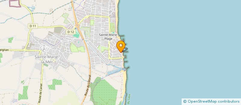 localisation de l'entreprise LA GAVIOTA à SAINTE-MARIE-LA-MER