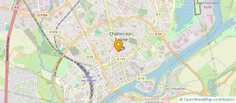 localisation de l'entreprise LA GAVOTTE à CHALON-SUR-SAONE