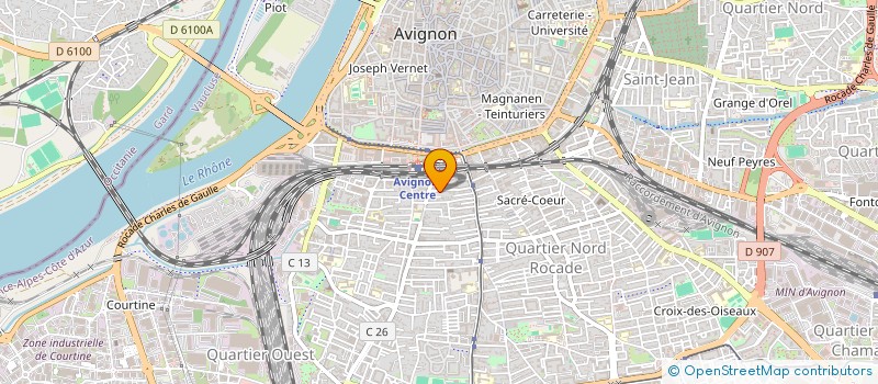 localisation de l'entreprise LA GAZELLE  AVIGNON