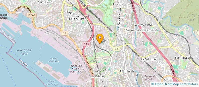 localisation de l'entreprise LA GAZELLE à MARSEILLE