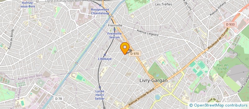 localisation de l'entreprise LA GAZELLE à SEVRAN