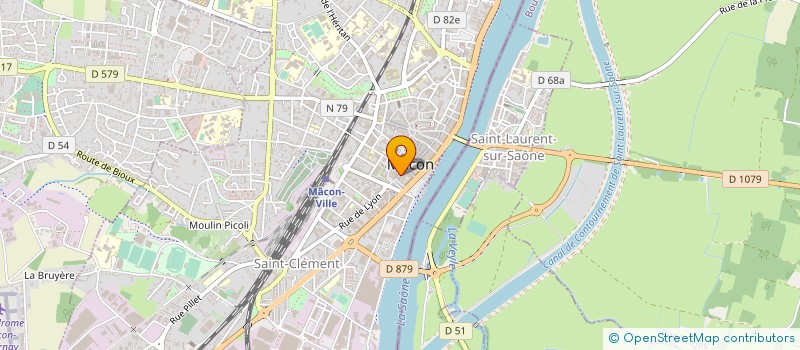 localisation de l'entreprise LA GAZELLE à MACON