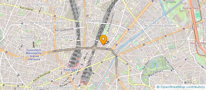 localisation de l'entreprise LA GAZELLE NOIRE  PARIS