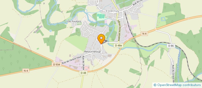 localisation de l'entreprise LA GAZETTE  ESTERNAY