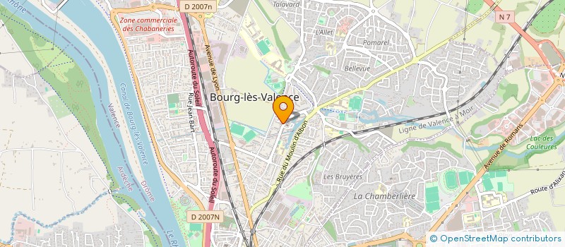 localisation de l'entreprise LA GAZETTE DU FUMEUR à BOURG-LES-VALENCE