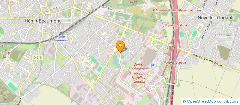 localisation de l'entreprise LA GAZETTE FORMALITES à HENIN-BEAUMONT