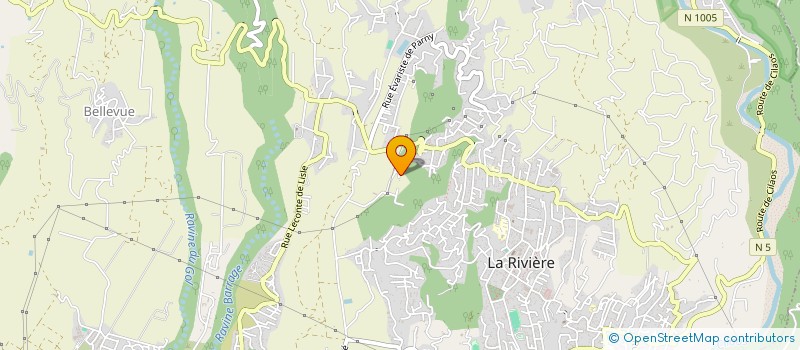 localisation de l'entreprise LA GAZINETTE 974  SAINT-LOUIS