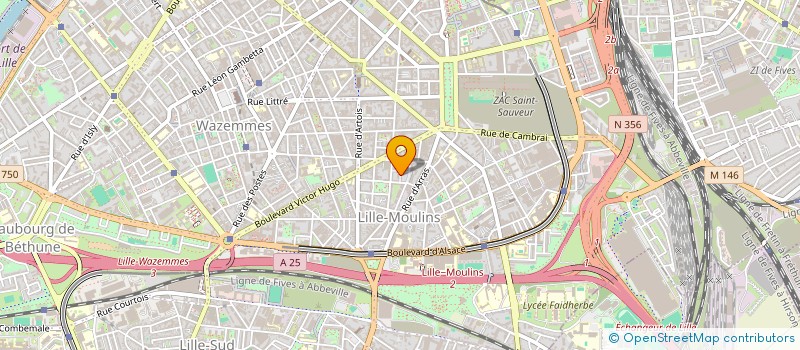localisation de l'entreprise LA GAZINIERE COMPAGNIE à LILLE