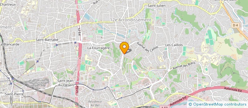 localisation de l'entreprise LA GAZONNIERE à MARSEILLE