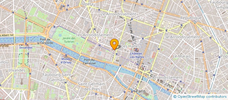 localisation de l'entreprise LA GAZZETTA à PARIS