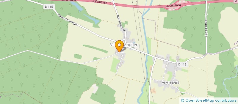 localisation de l'entreprise LA GEANTREPRISE  VILLY-LE-MOUTIER