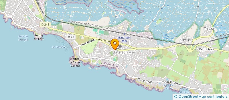 localisation de l'entreprise LA GEDE  BATZ-SUR-MER