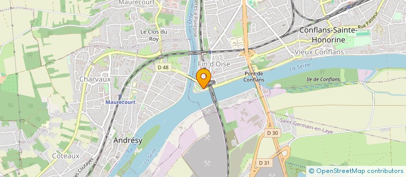 localisation de l'entreprise LA GEDORI  CONFLANS-SAINTE-HONORINE