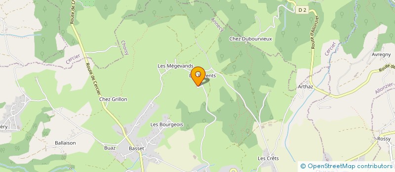 localisation de l'entreprise LA GELINOTTE  CHOISY