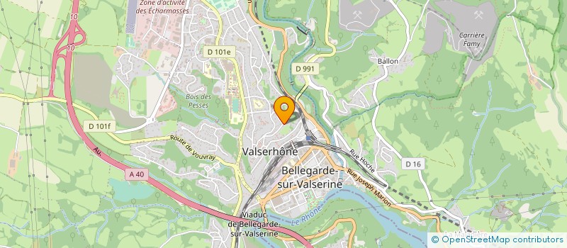 localisation de l'entreprise LA GELINOTTE DE RETORD à VALSERHONE