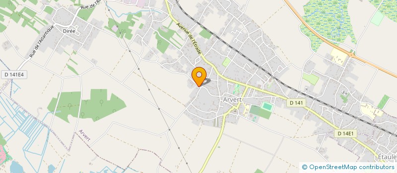 localisation de l'entreprise LA GENEBRE  ARVERT