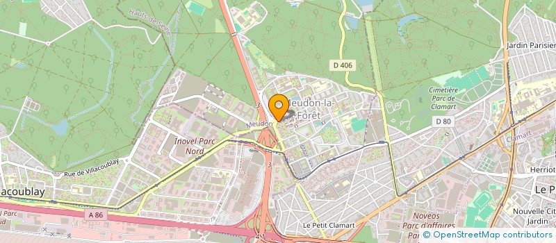 localisation de l'entreprise LA GENERALE à MEUDON