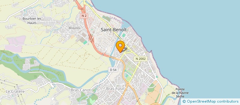 localisation de l'entreprise LA GENERALE D'ELECTRICITE à SAINT-BENOIT
