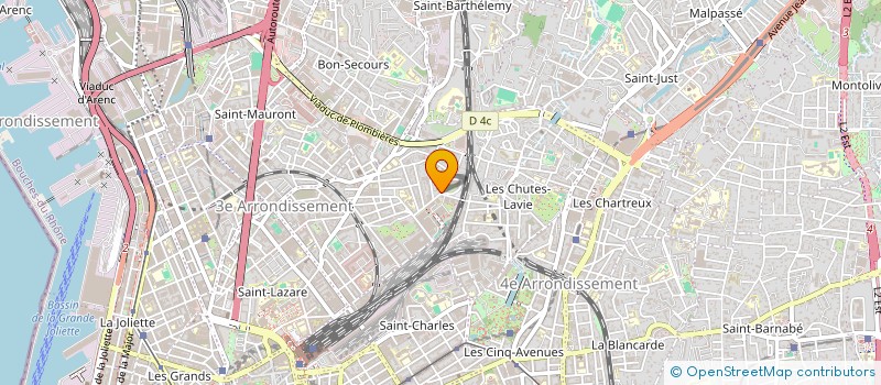 localisation de l'entreprise LA GENERALE D'ENTRETIEN ET DE MAINTENANCE DU MIDI à MARSEILLE