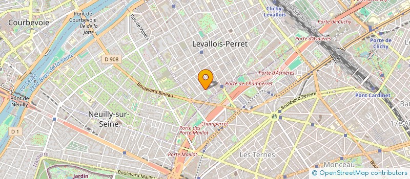 localisation de l'entreprise LA GENERALE D ETANCHEITE EURL à LEVALLOIS-PERRET