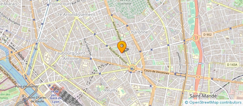 localisation de l'entreprise LA GENERALE D'HOTELLERIE  PARIS