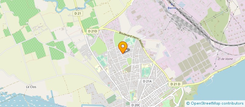 localisation de l'entreprise LA GENERALE D INDUSTRIE à BERRE-L'ETANG