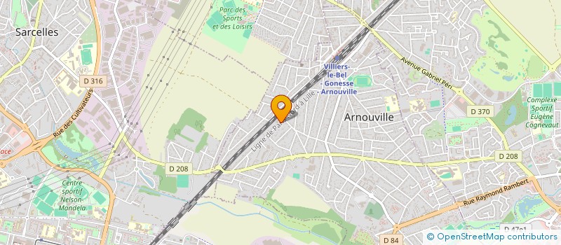 localisation de l'entreprise LA GENERALE DE BATIMENT  ARNOUVILLE