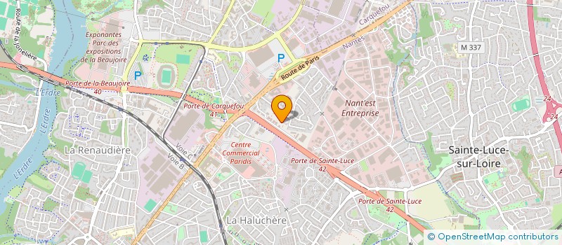 localisation de l'entreprise LA GENERALE DE BUREAUTIQUE à NANTES
