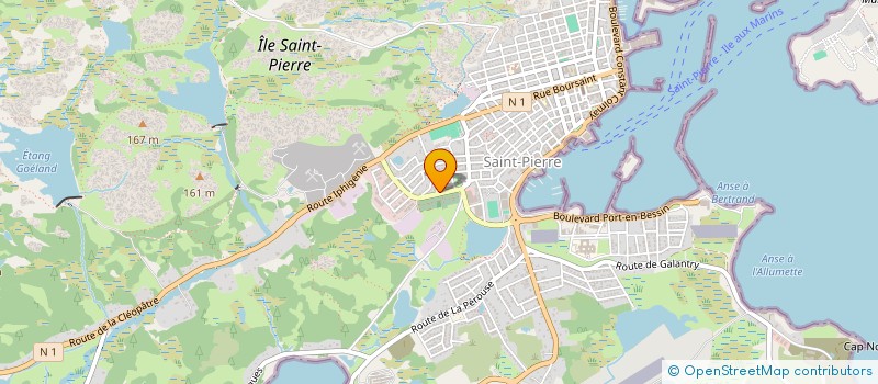localisation de l'entreprise LA GENERALE DE CONSTRUCTION à SAINT-PIERRE