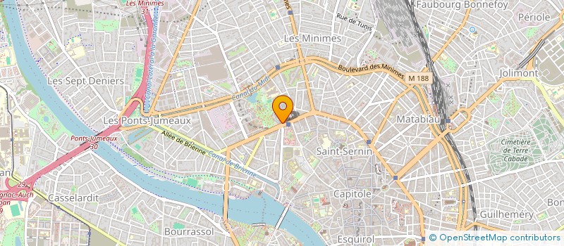 localisation de l'entreprise LA GENERALE DE CONSTRUCTION - OCCITANIE à TOULOUSE