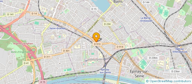 localisation de l'entreprise LA GENERALE DE PRODUITS DE CONSTRUCTION à EPINAY-SUR-SEINE