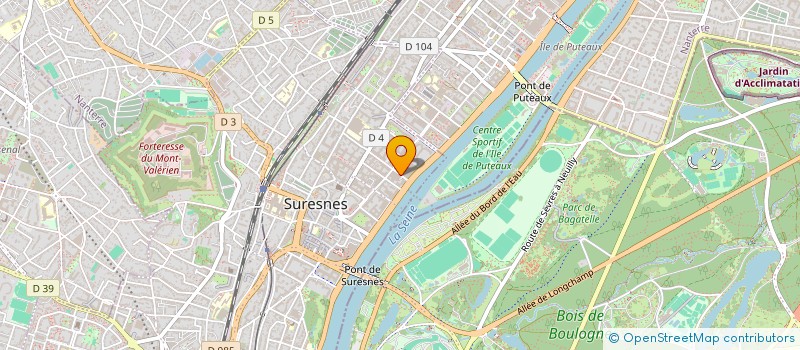 localisation de l'entreprise LA GENERALE DE PROTECTION à SURESNES