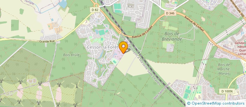 localisation de l'entreprise LA GENERALE DE SERVICES  CESSON