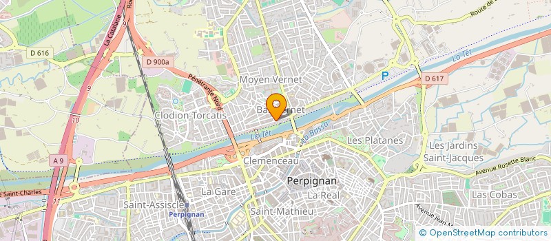 localisation de l'entreprise LA GENERALE DE TRAITEMENTS à PERPIGNAN