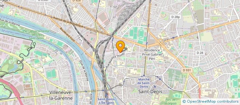 localisation de l'entreprise LA GENERALE DE TRANSPORT à SAINT-DENIS